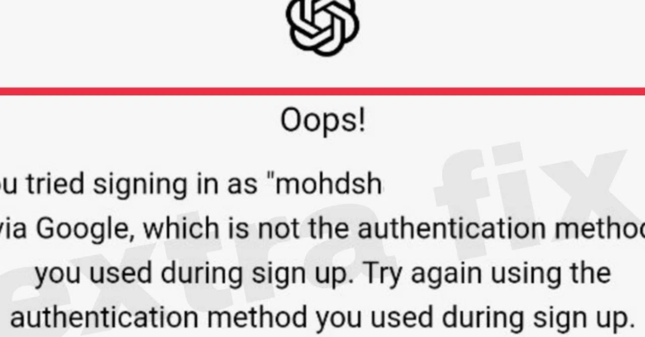 ChatGPT / サインアップ時に「This user already exists」「Wrong authentication ...