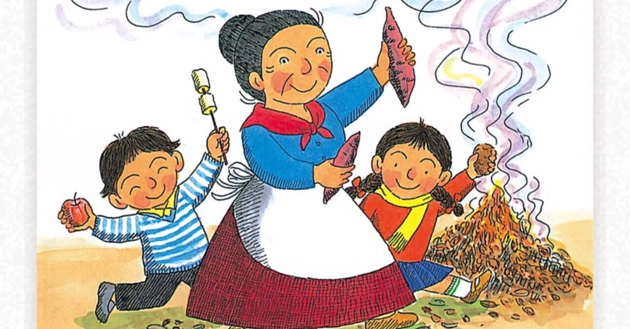 6歳差姉妹も一緒に楽しめる絵本11『ばばばあちゃんの やきいもたいかい 