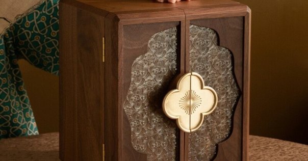 山善(YAMAZEN) ウッドシェルフ 3段 アンティークブラウン 幅85.5