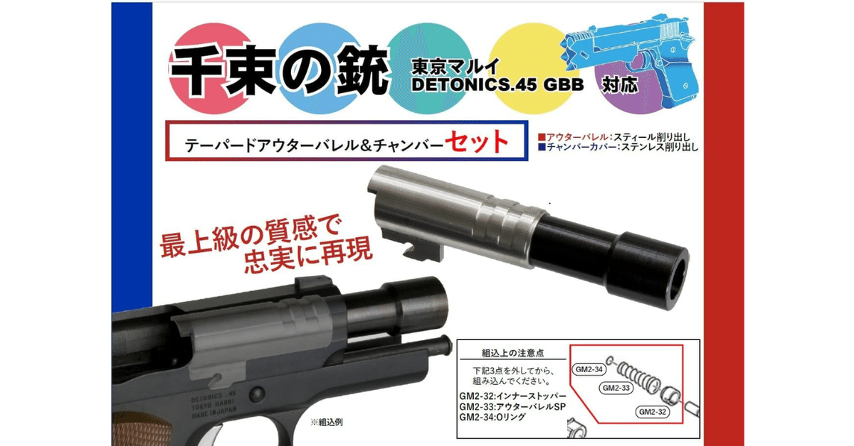 千束の銃用アウターバレル&チャンバー 楽天市場】フリーダムアート アルミアウターバレル 千束の銃 用
