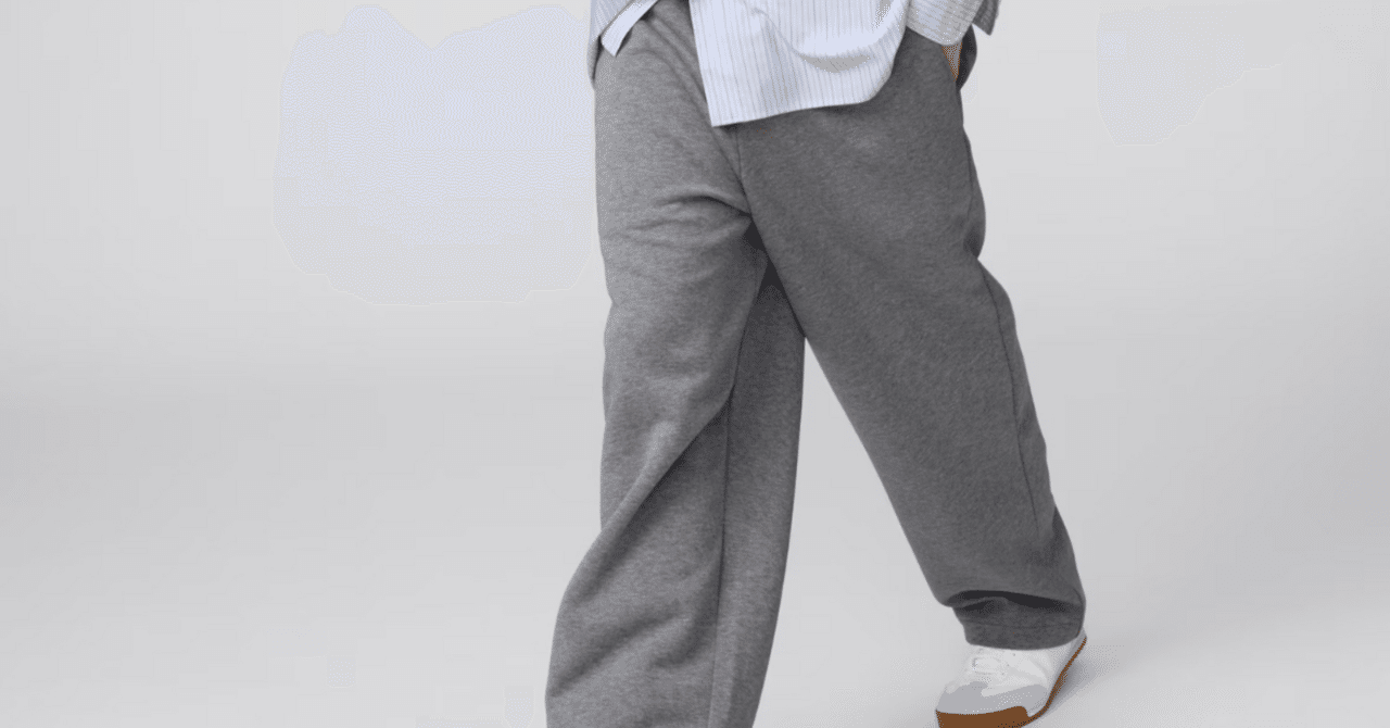 UNIQLO Cスウェットパンツリメイク UNIQLO Cスウェットパンツリメイク