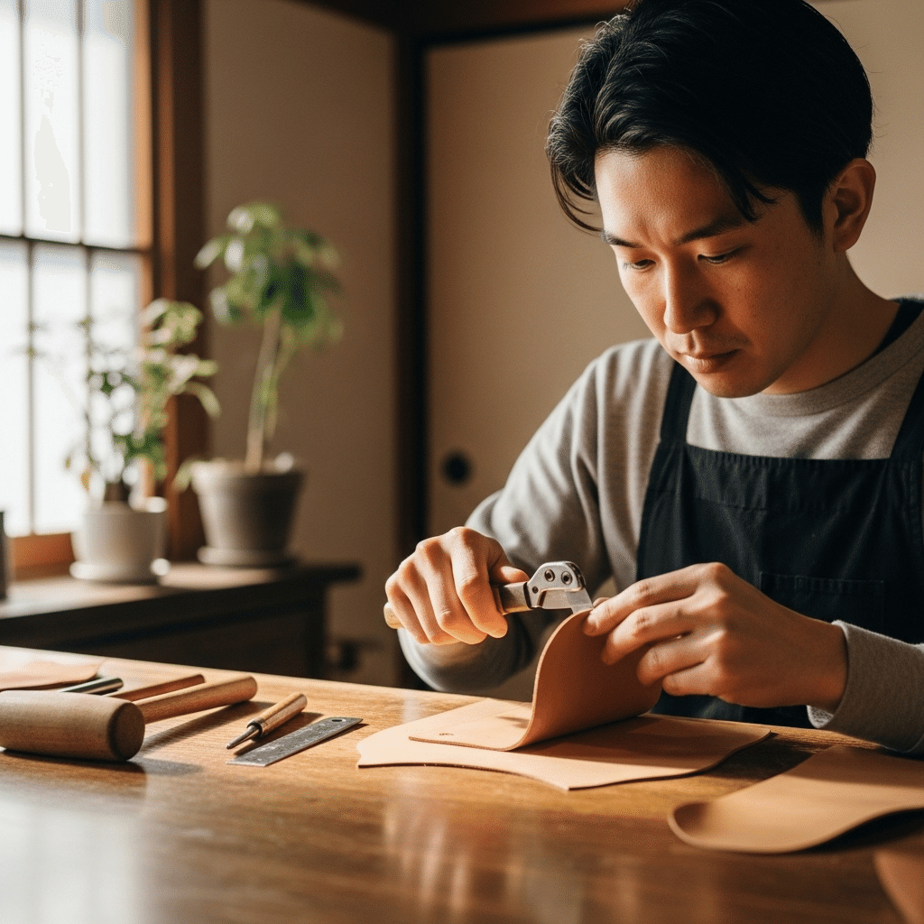 革漉きはカッターで十分！初心者が選ぶべき1本【実践レビュー】｜贈るレザークラフター｜Yuki