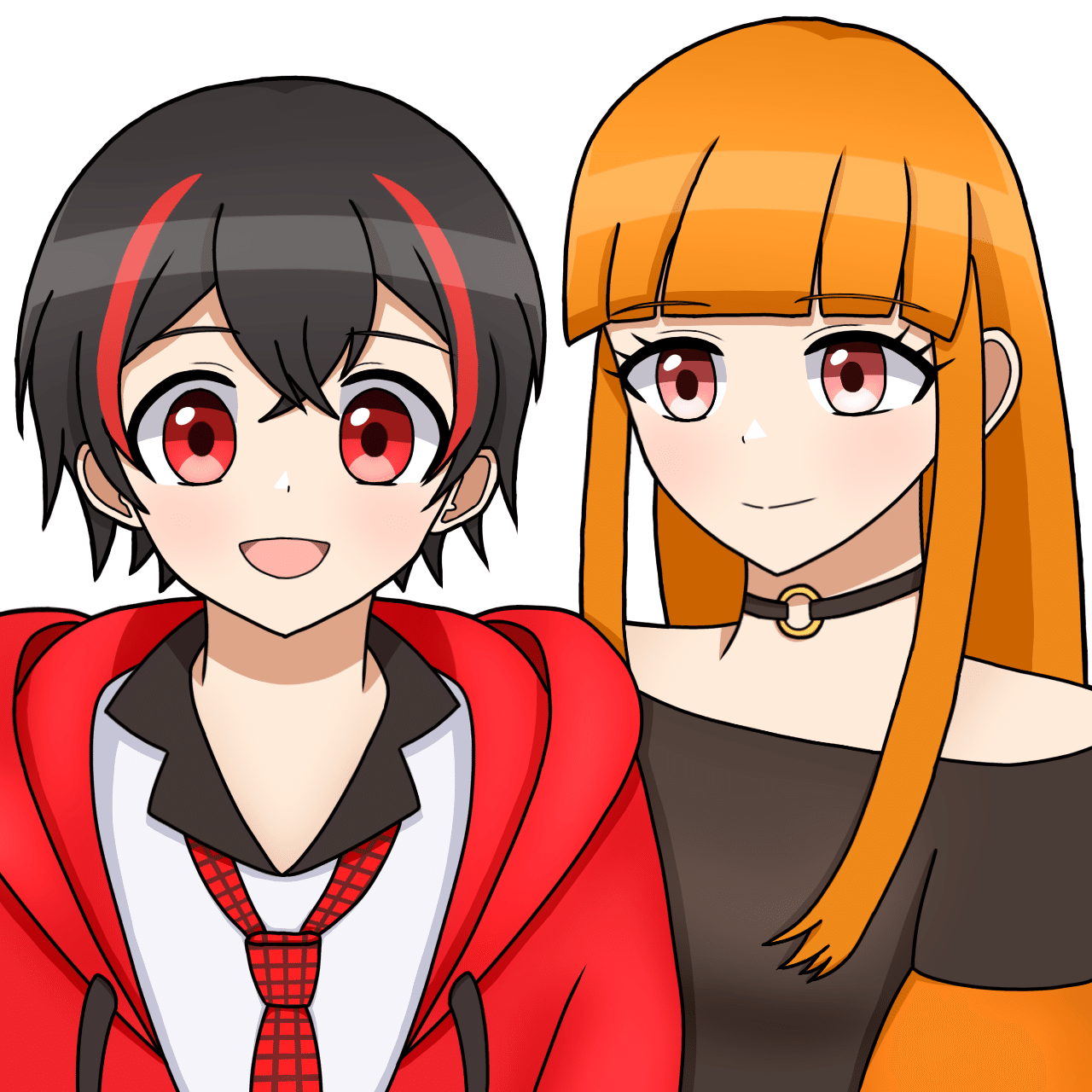 ゆあんくん＆えとさん（カラフルピーチ）｜エシネム(フォロバするよ)