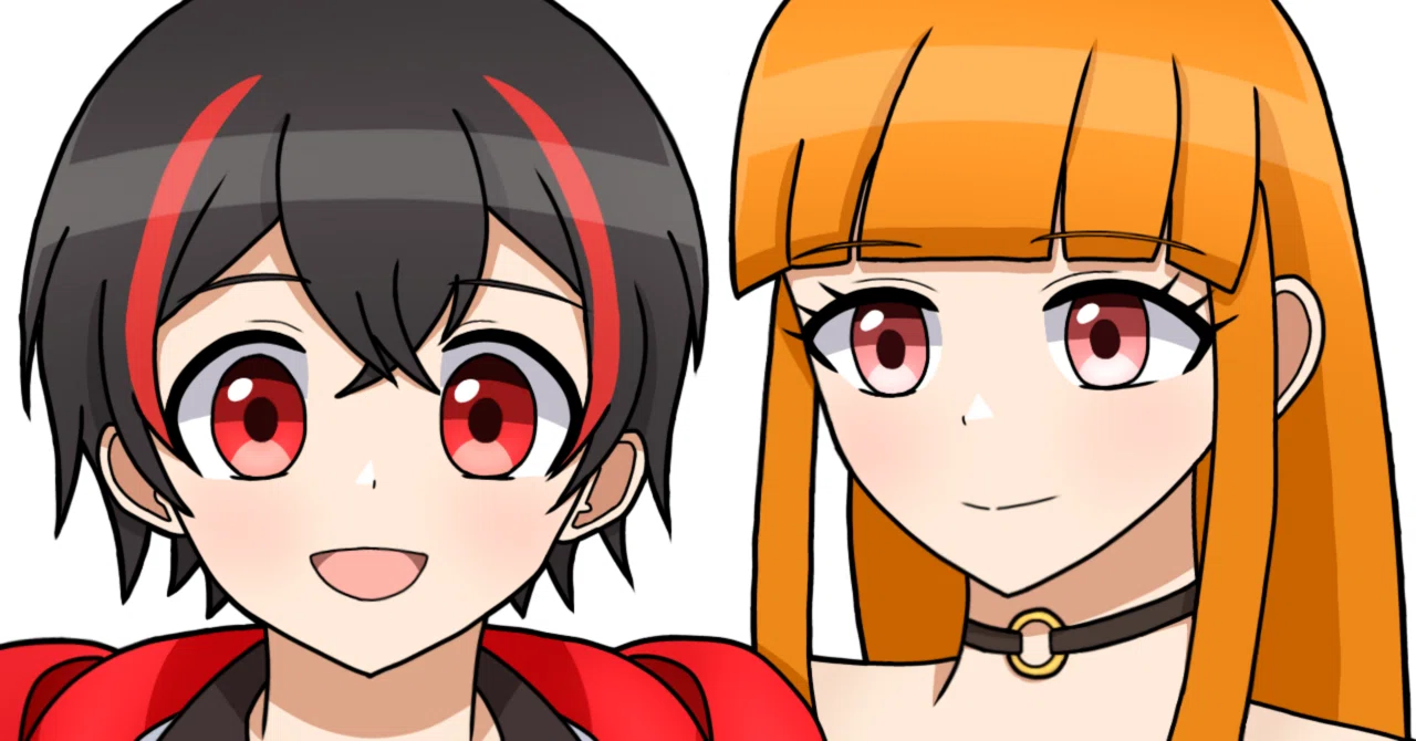 ゆあんくん＆えとさん（カラフルピーチ）｜エシネム(フォロバするよ)
