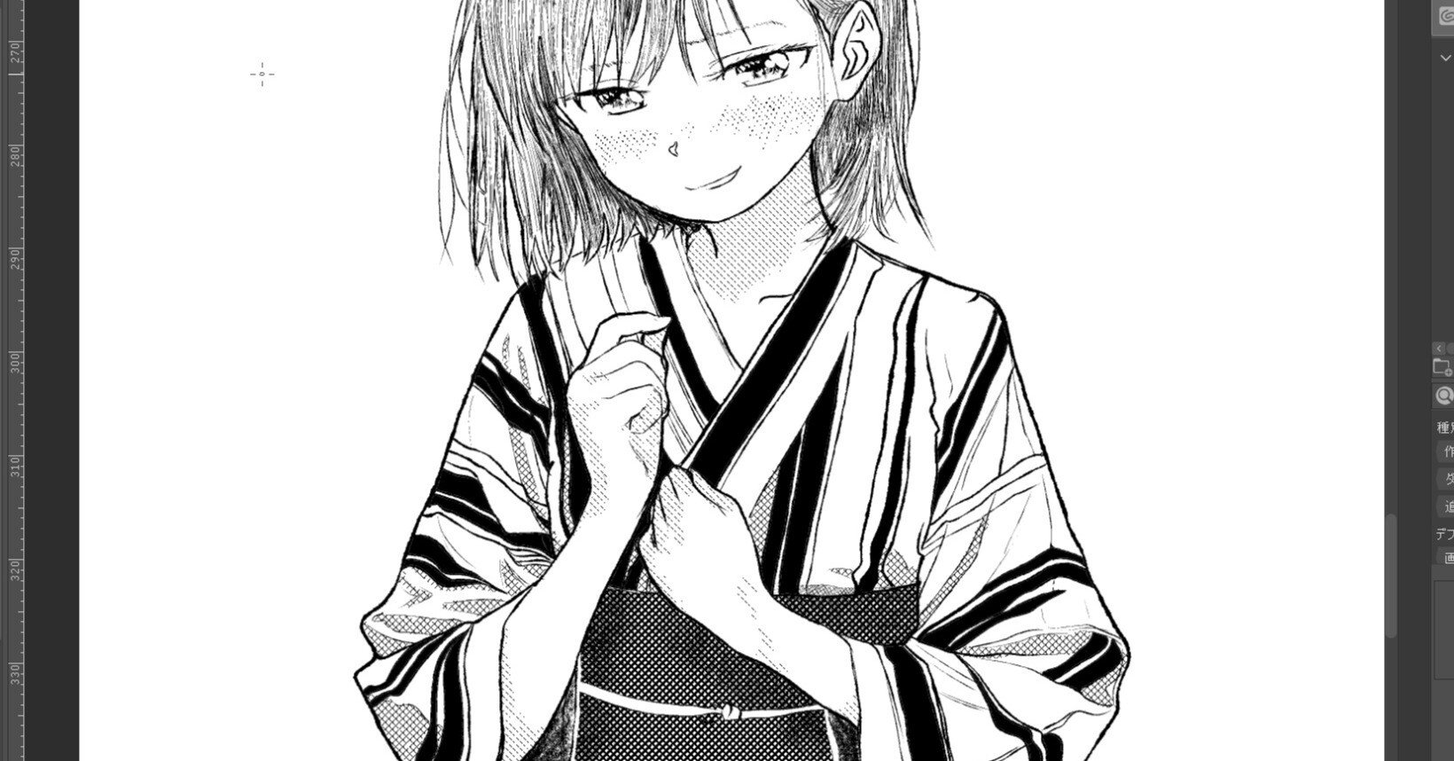 ☆全力で浴衣を描いてみた☆｜OSAKA