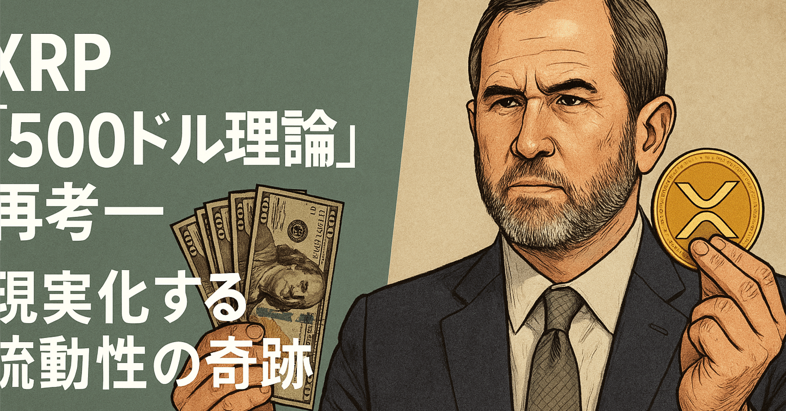 XRP“500ドル理論”再考──現実化する流動性の奇跡｜光本貴一｜XRP / Ripple