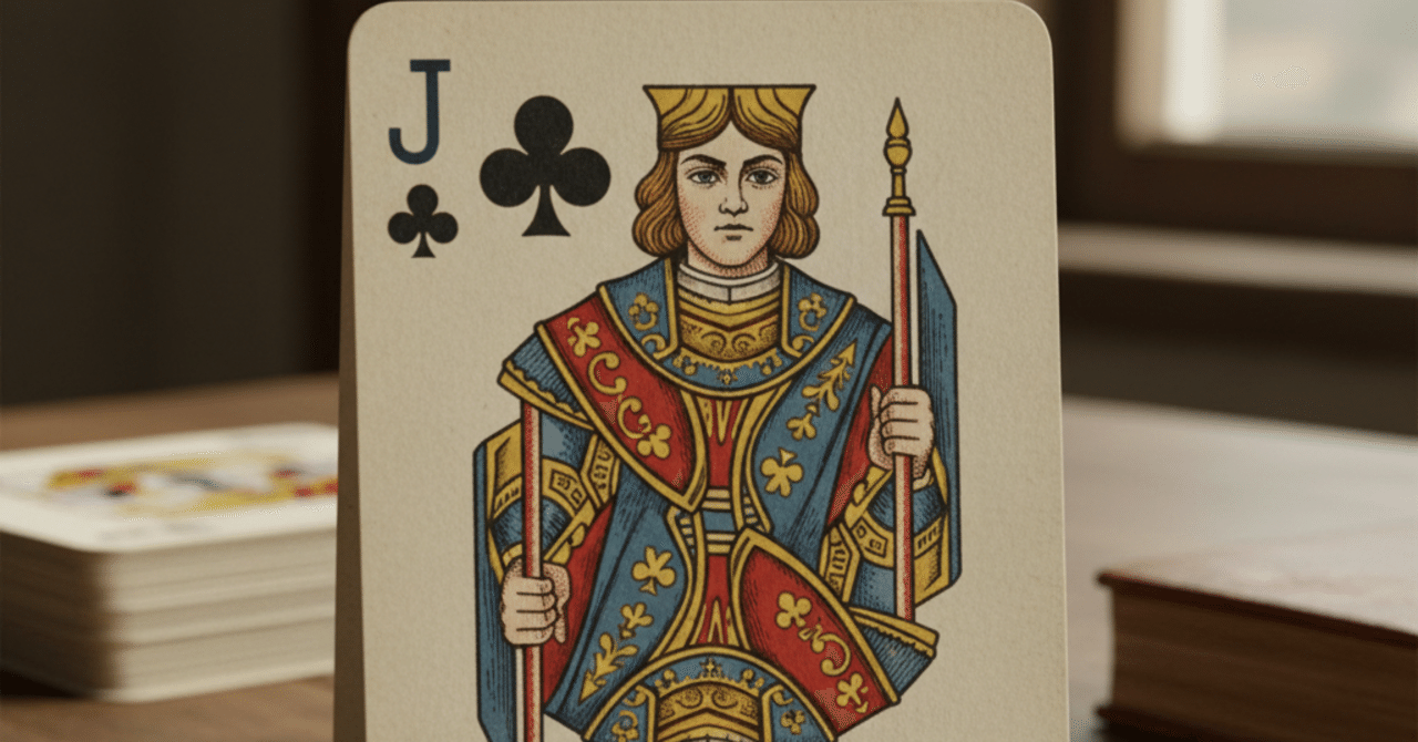 何故トランプのJはジャックなのか？｜カツ