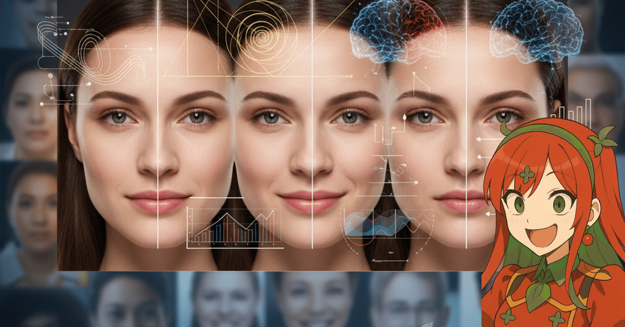 顔は左右で別人？—半顔実験が暴く美意識と信頼のズレ】顔は左右で“別人”か？—半顔実験が暴く美意識と信頼のズレ｜とまとの気分次第研究所, image size:1280x670