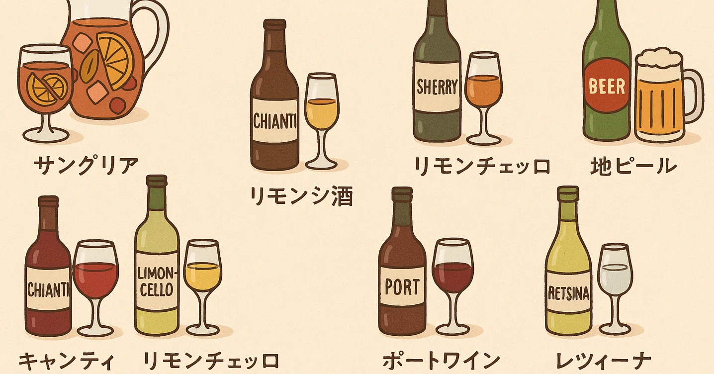 南ヨーロッパのお酒｜Natsu1