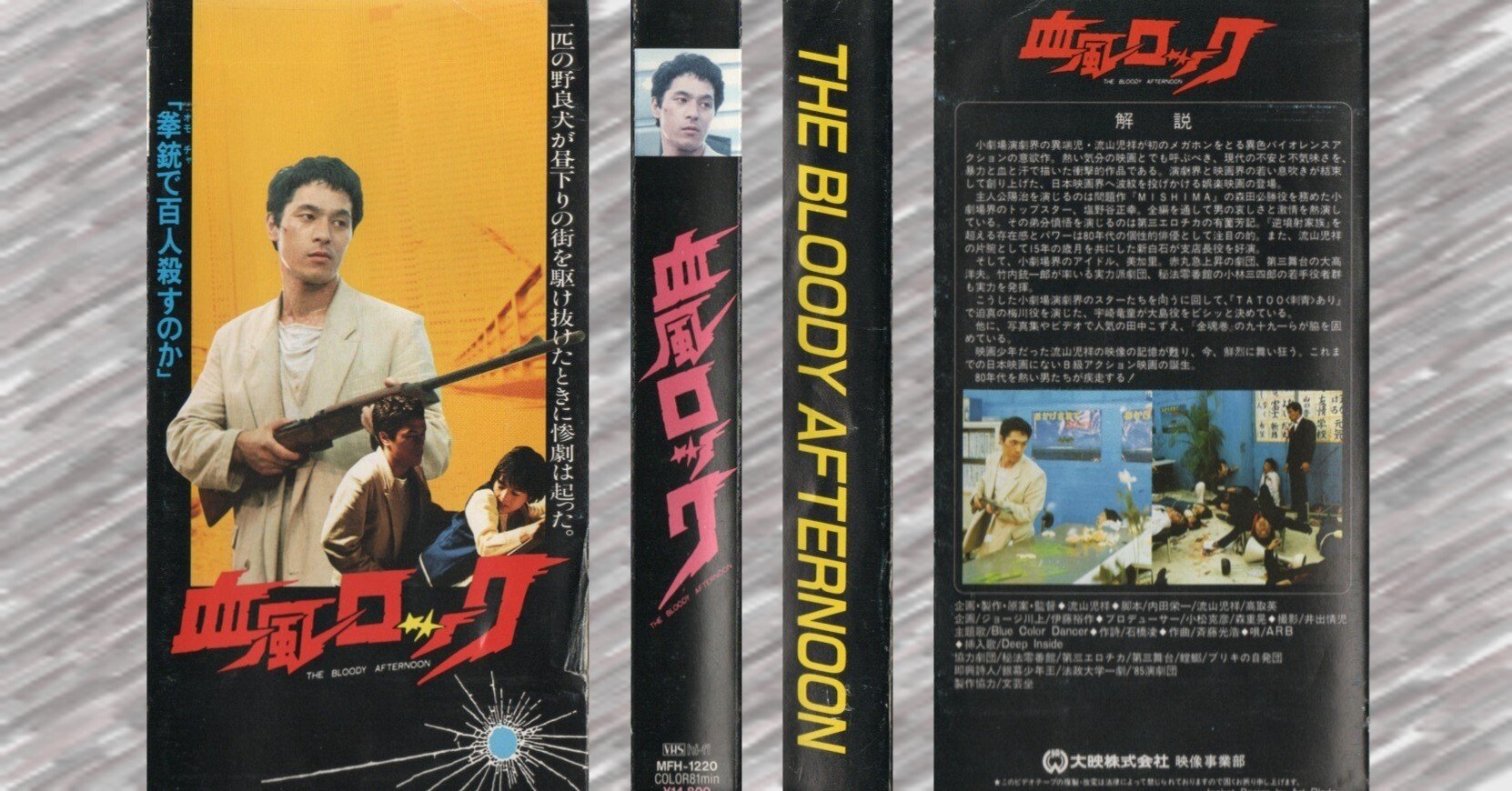 稀少映画ソフト（VHS）の記録 『血風ロック』｜長沢朋哉