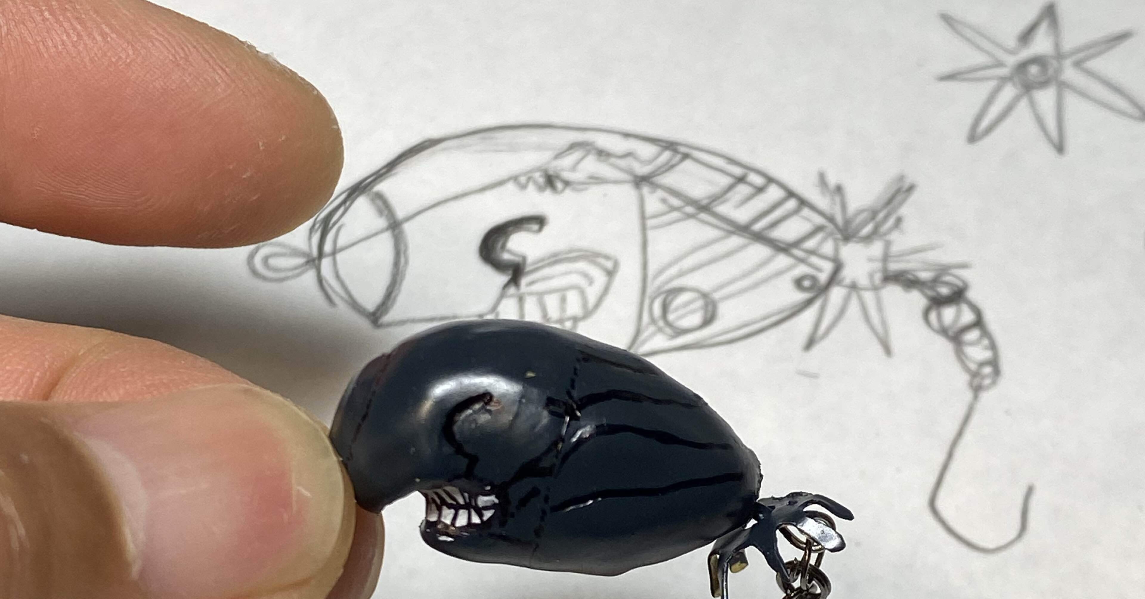 ボム頭って？リクエストにお応えして、チェンソーマンのルアーを作る話