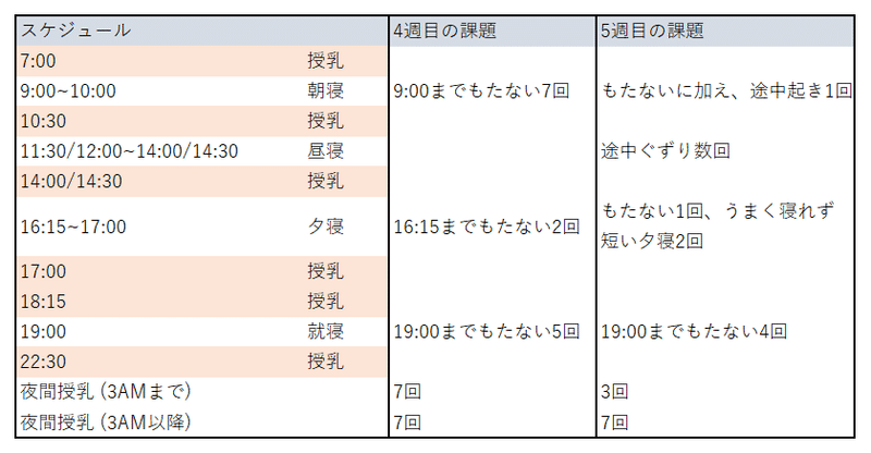 ジーナ式 4 6週目スケジュールと実践 Coco Note ジーナ式 4 6週目スケジュールと実践 Coco Note