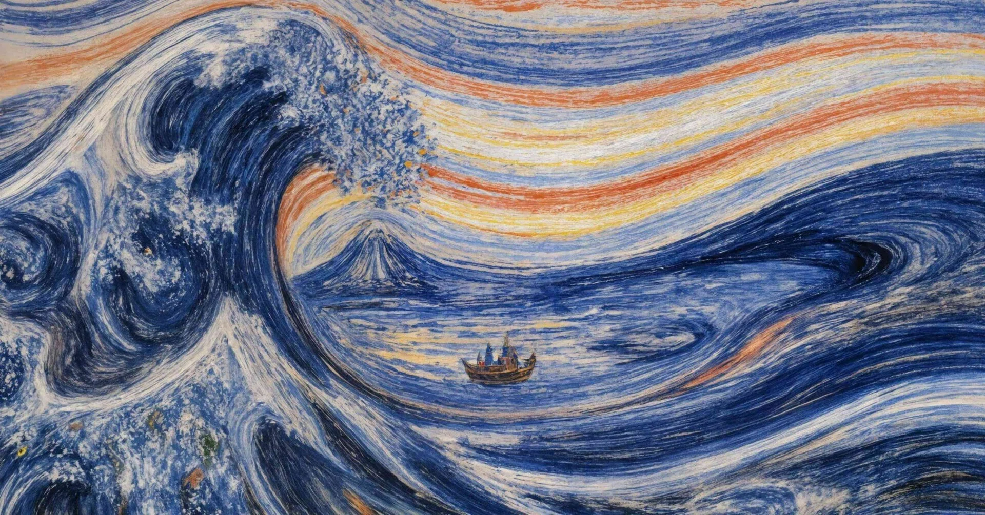 Hokusai × Munch – The Silent Scream of Fuji｜momo