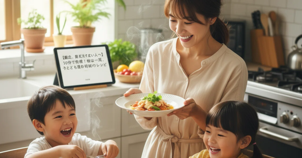 【献立、考えたくない人へ】10分で完成!味は一流、子どもも喜ぶ奇跡のレシピ|ICS/人生の心の応援団/池田敬