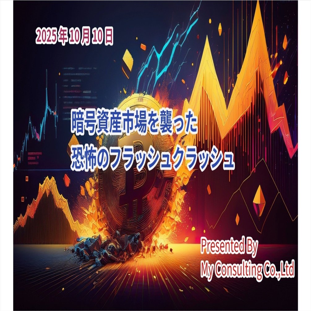 2025年10月10日：暗号資産市場を襲った恐怖のフラッシュクラッシュ｜株式会社myコンサルティング（VC）