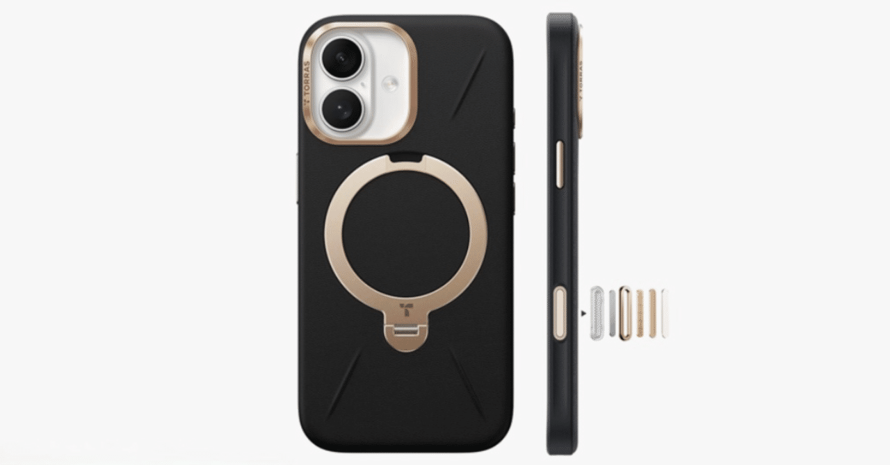 iPhone17Pro TORRAS Ostand Q3 レザートーン Ostand Q3 レザートーンスタンドケース（iPhone 17シリーズ用