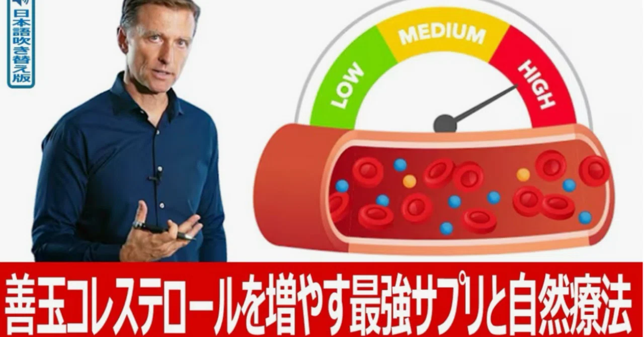 最新｜「善玉コレステロール」を増やす最強サプリと自然療法｜ドクター・バーグ