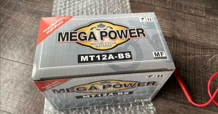 メガパワー バイクバッテリー MT12A-BS (YT12A-BS/FT12A-BS) 互換品の