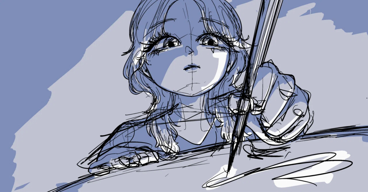 絵を描きなさい。」と言われたら、どうする？｜もん（正直者。）