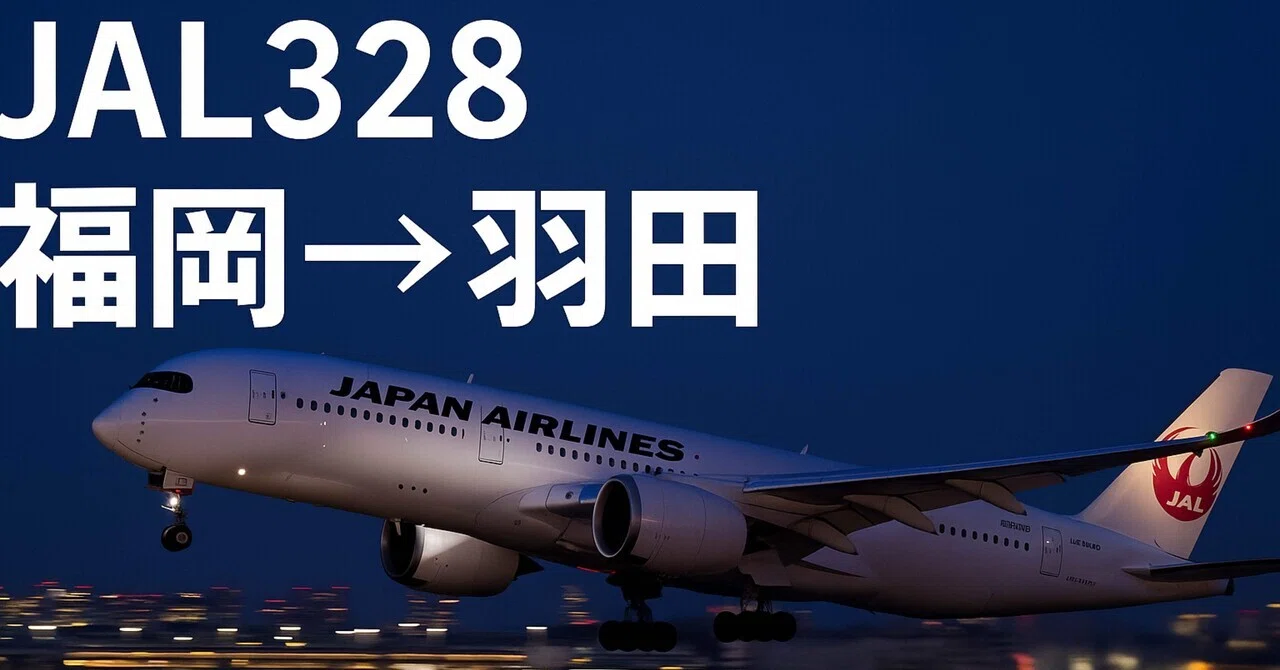 Sakuraページ 3/4 福岡羽田往復 搭乗記】JL328 福岡→羽田 ✈️ A350-900 クラスJで夜空を快適に帰京