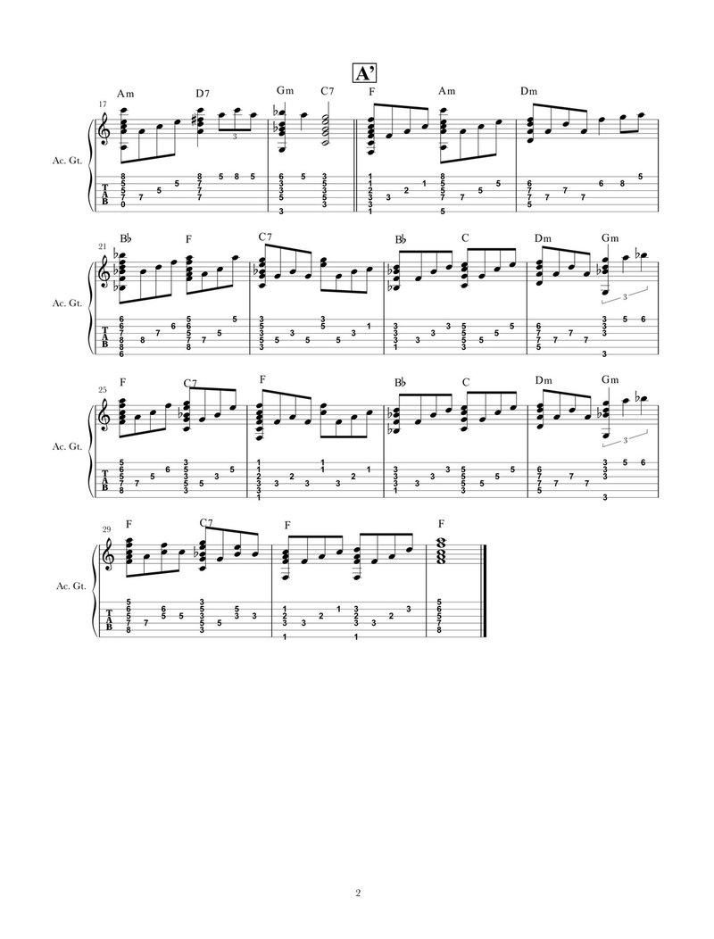 Vol 4 Solo Guitar Tab Can T Help Falling In Love Rockn Note