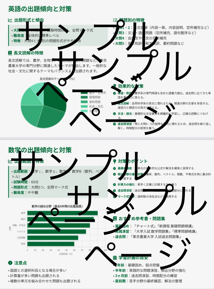 東京農業大学】受験対策完全ガイド｜UniShare（ユニシェア）