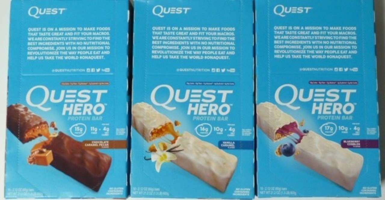 クエストのヒーロープロテインバー3種類の味まとめ クエストバーよりあまいうーかも Hmbetator Note