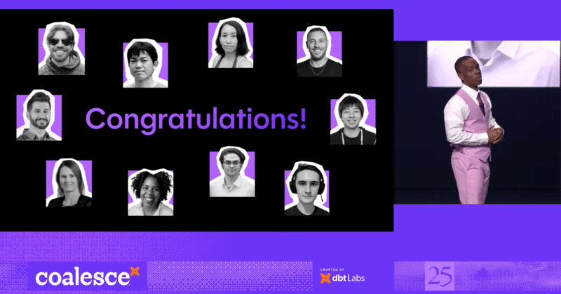 [レポート] dbt Coalesce 2025 - Wednesday morning keynote: Community keynote & closing #dbtCoalesce