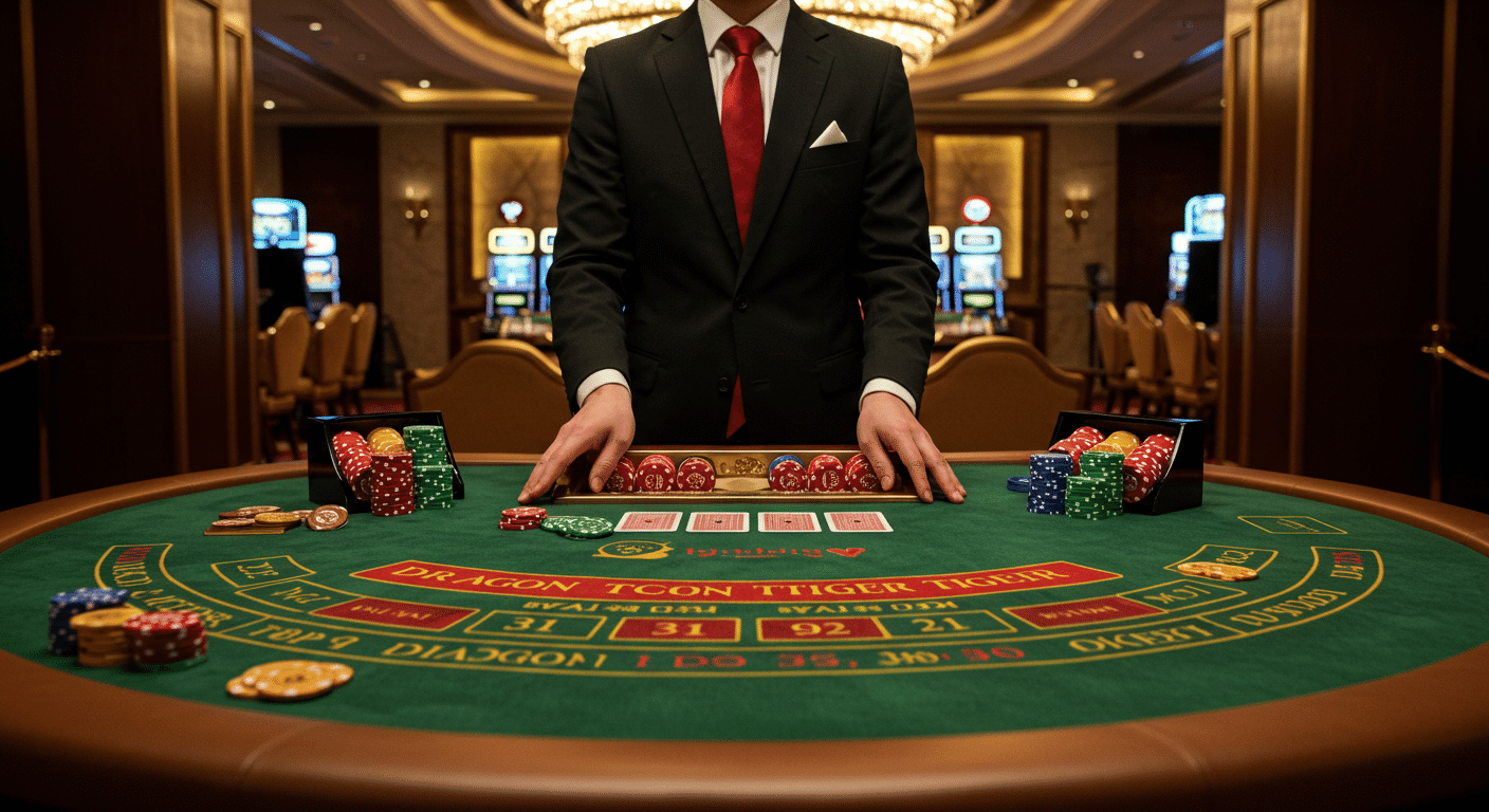 ドラゴンタイガー投資法・オンラインカジノ・初心者向け・バカラよりも簡単