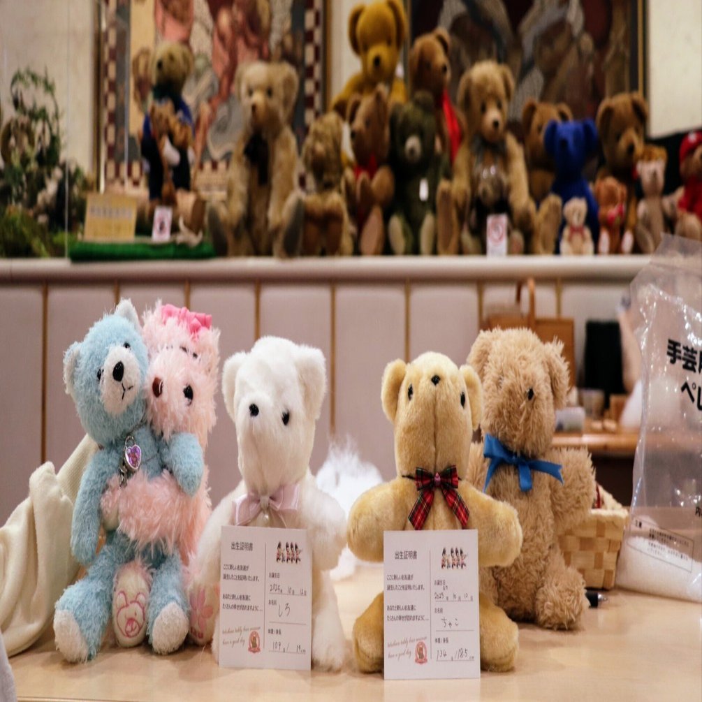 蓼科テディベア美術館】ぬいぐるみ綿詰め体験レポ｜親子でくまを作り