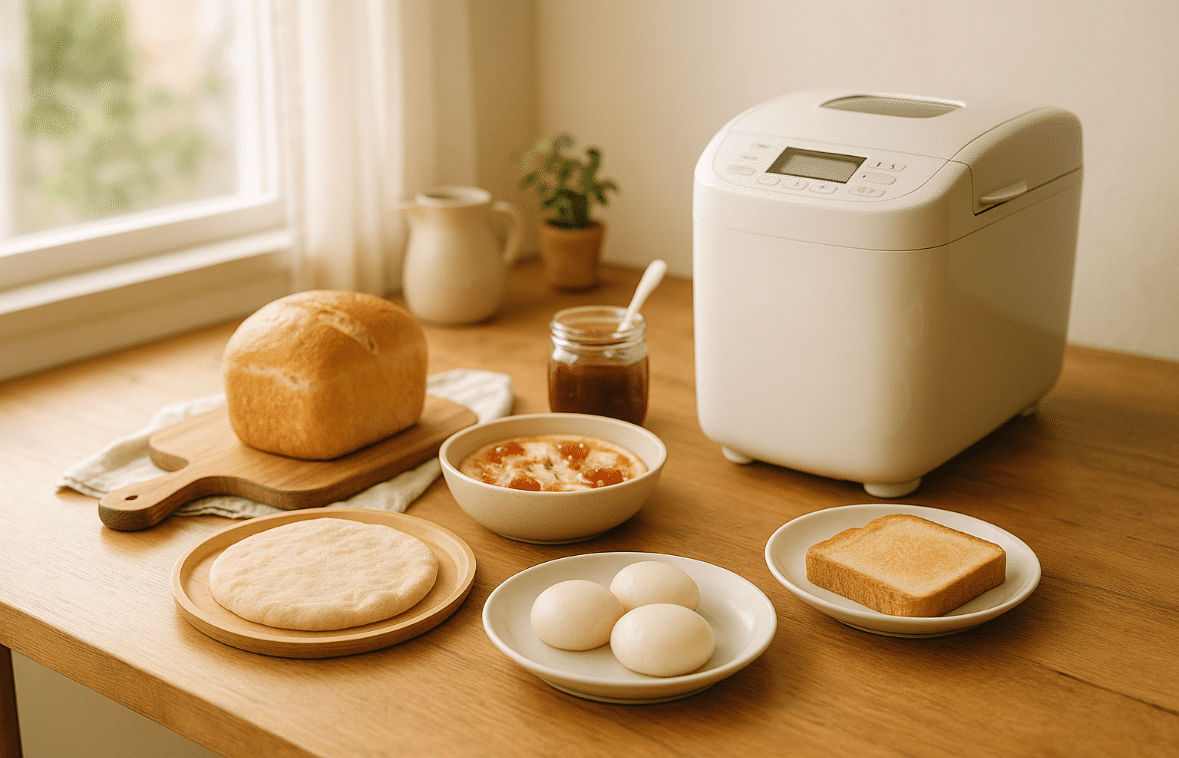 ホームベーカリー ホワイト 家中が幸せな香りに包まれる！おうちで焼く極上のパン時間