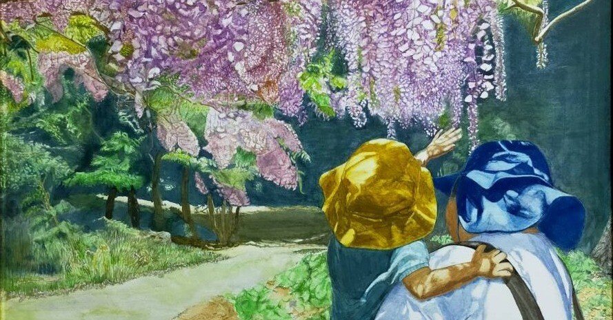 水彩画　［輪廻] Step125】「絆」の水彩画｜瑞島 魁祐（みずしま かいゆう）