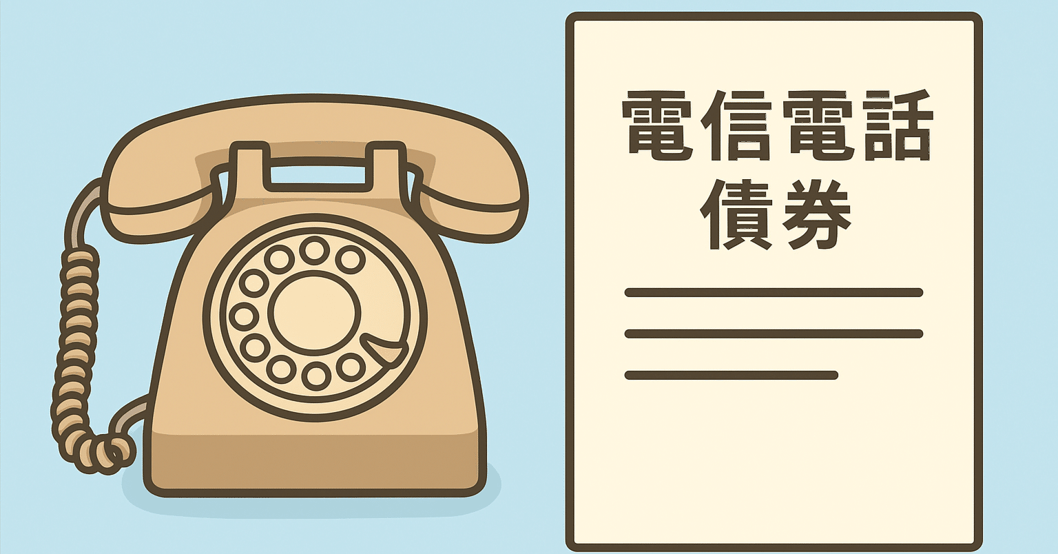 NTT(日本電信電話)の「電信電話債券（加入者債券）」の払い戻しが