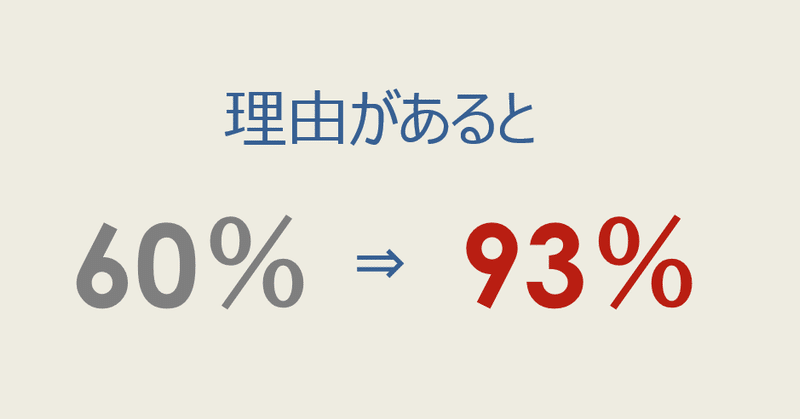 理由は何でもいい カチッサー効果とは Ronnie Note