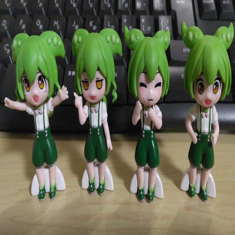 ずんだもん フィギュア 8コセット ガチャレビュー】『ずんだもん フィギュアコレクションなのだ』を