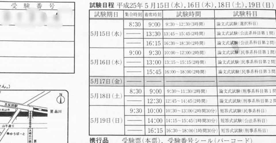 司法試験 当日体験記と合格のポイント Takahiro Miyazaki Note