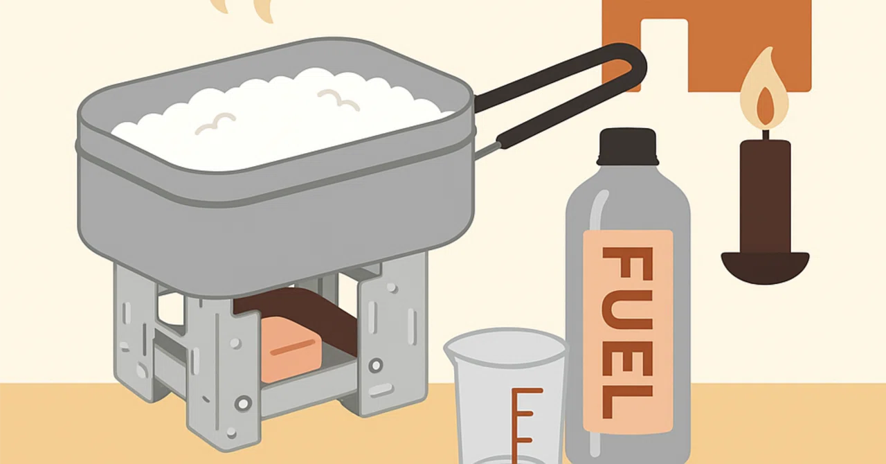 実際に使ってみた】メスティン炊飯セットで災害時もおいしいご飯を炊く