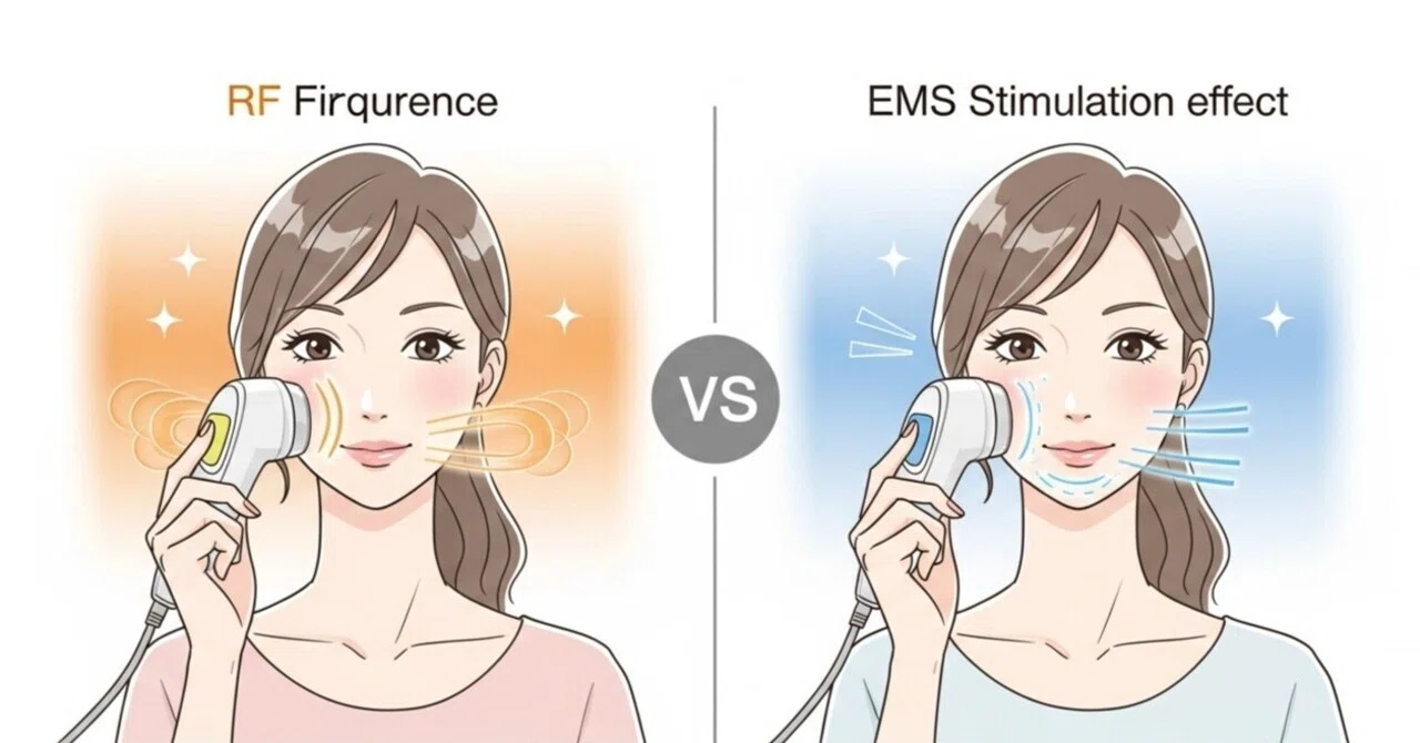 RFとEMSどちらがいい？美顔器の特徴を比べて自分に合うタイプを探そう