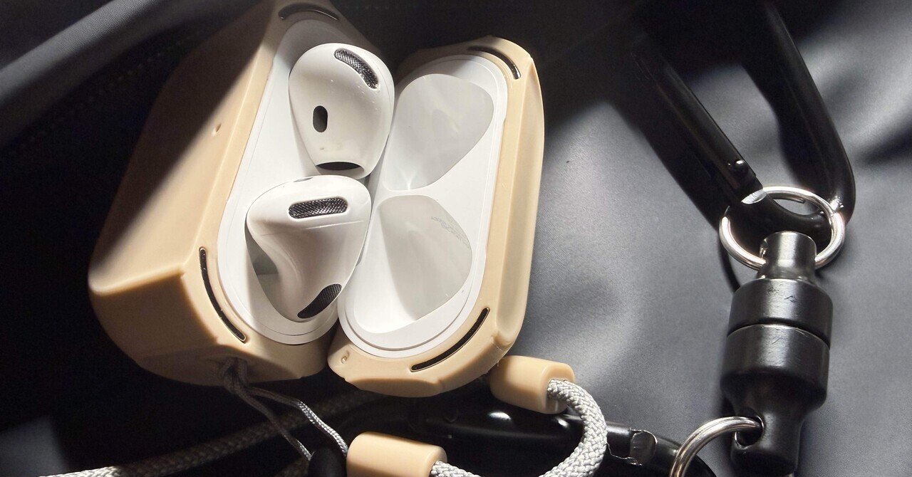 AirPods4生活での、カラビナ選び｜Kazuhiko