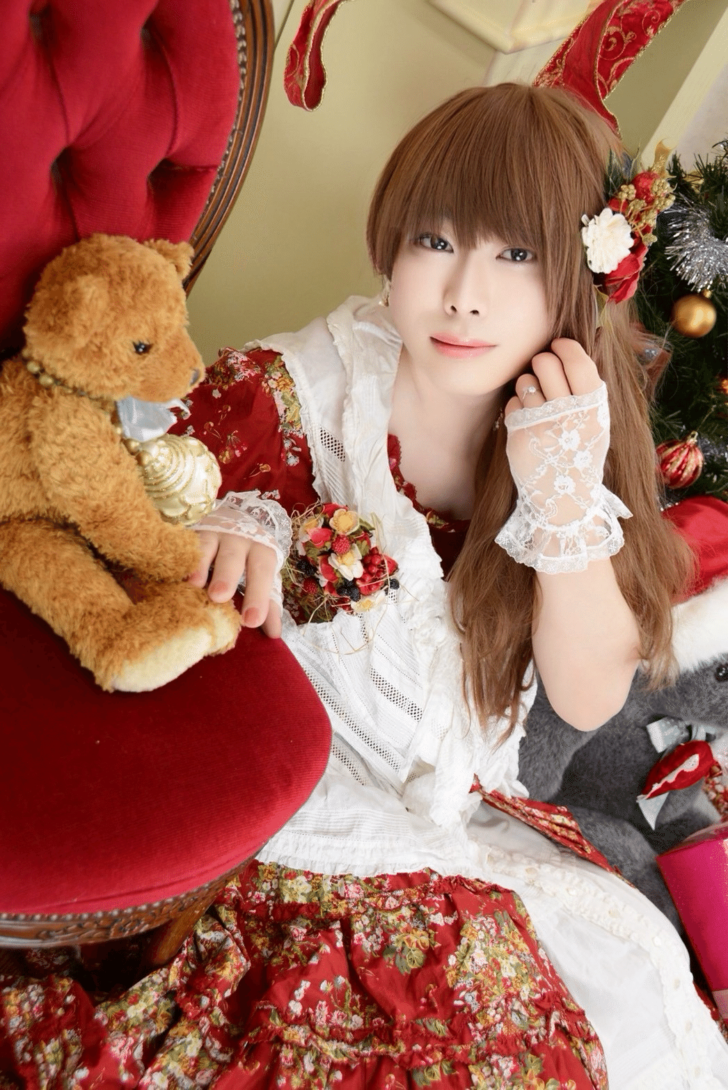 7年前の奇跡】もうすぐクリスマス！🎄🌹あの豪華な「バラブーケ柄