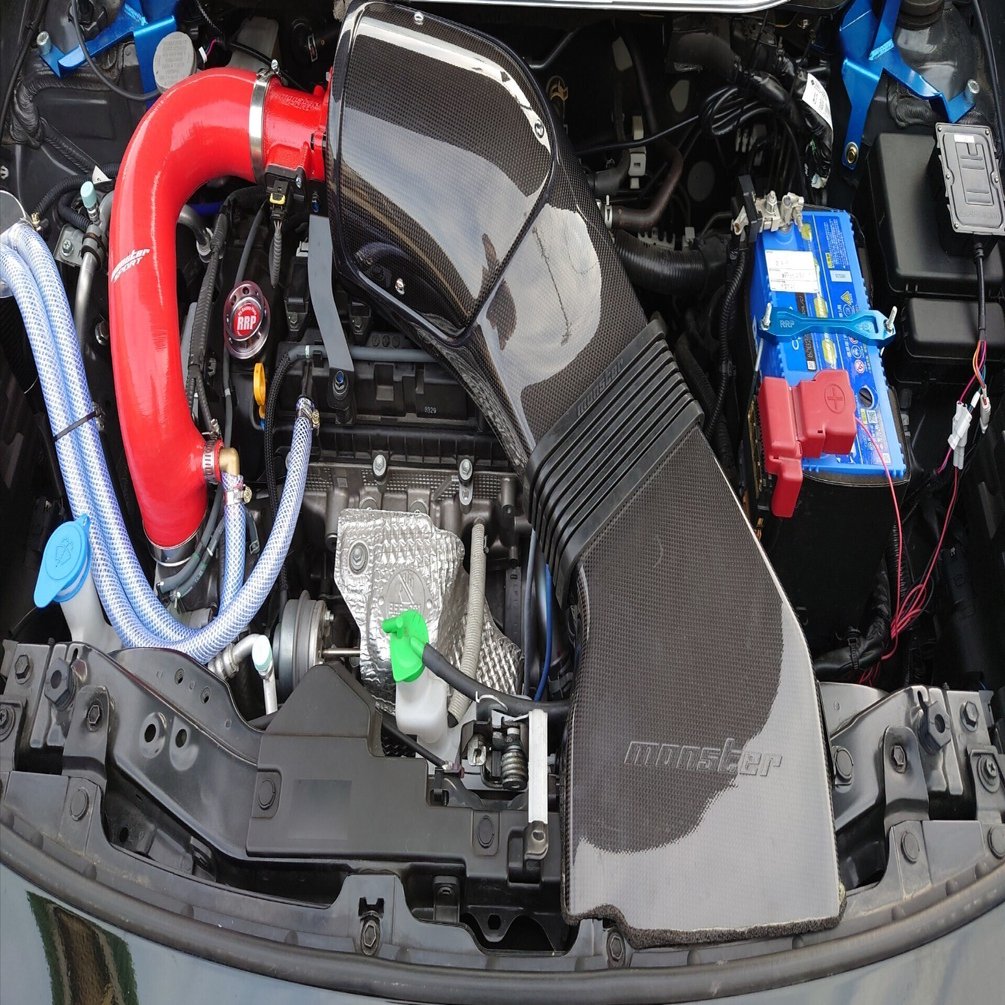 ZC33S スイフトスポーツに於いてモンスター製インテークシステムを装着