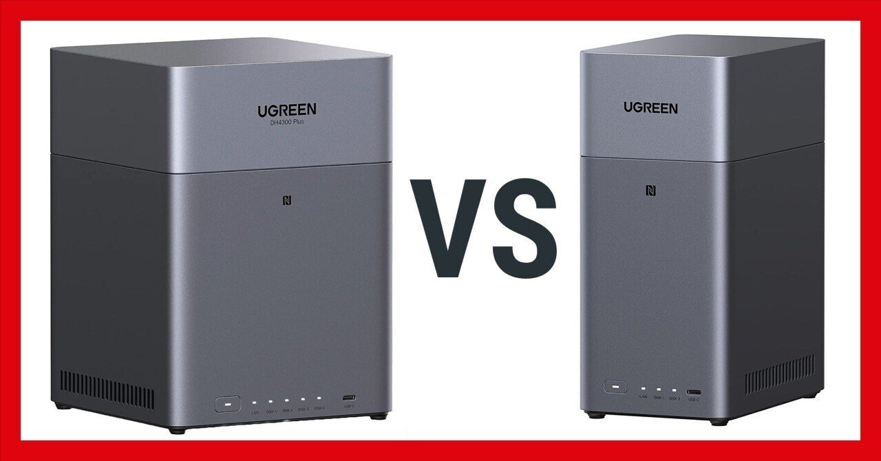 UGREEN NAS DH4300 Plus 4ベイ最大120TB UGREEN NAS 最新・最安