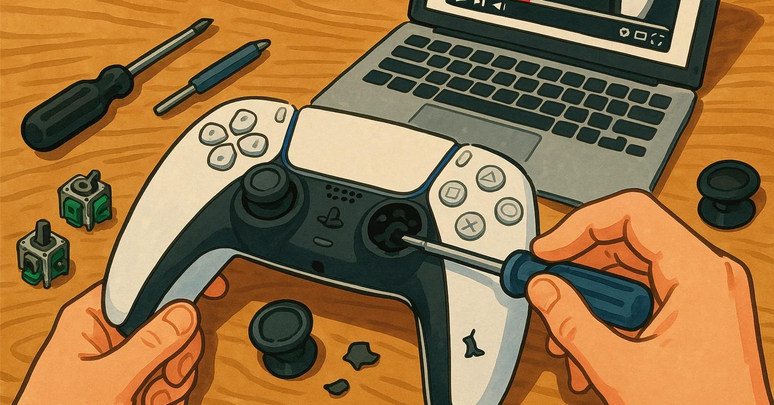 PS5コントローラーを自力で修理してみた話｜ころは