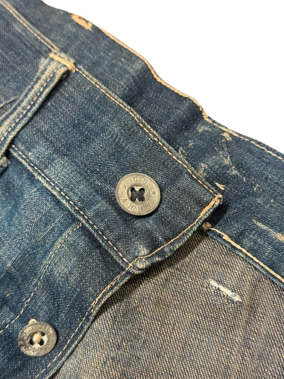 90年前のミリタリーデニムパンツ。1930