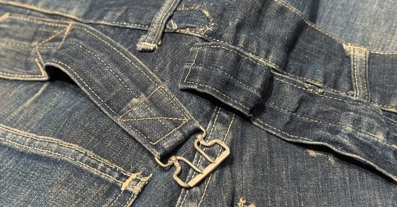90年前のミリタリーデニムパンツ。1930