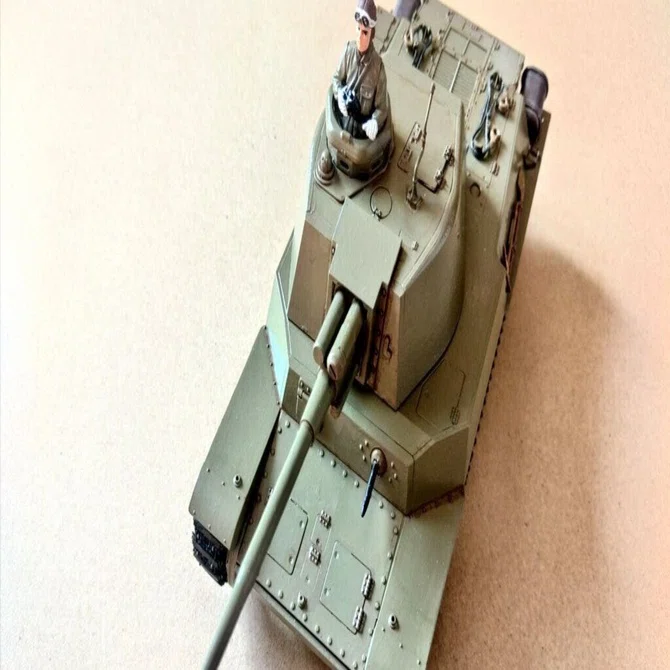 ファインモールド1/35 四式中戦車チト試作型製作中｜広カエデ丼