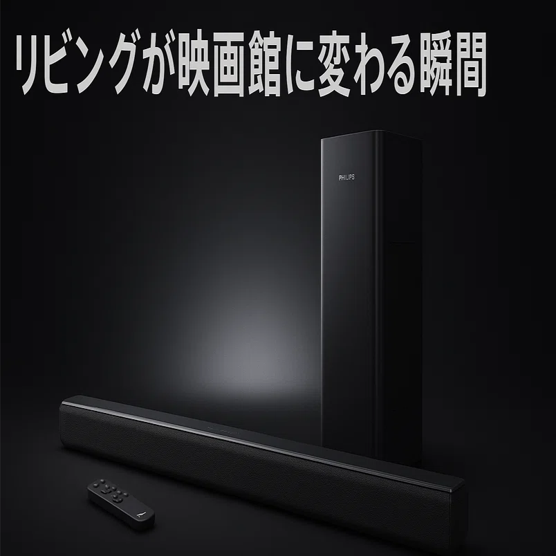設置簡単×高音質 Philips TAB6309 サウンドバーで自宅映画館を作る 