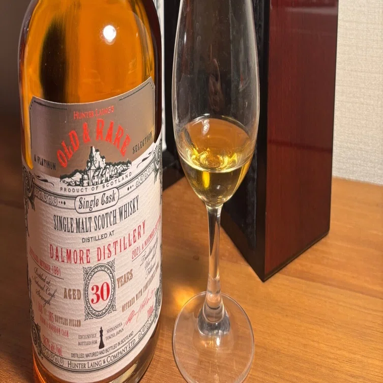 HL OLD & RARE 信濃屋創業95周年記念ボトル ダルモア30年(1991-2021