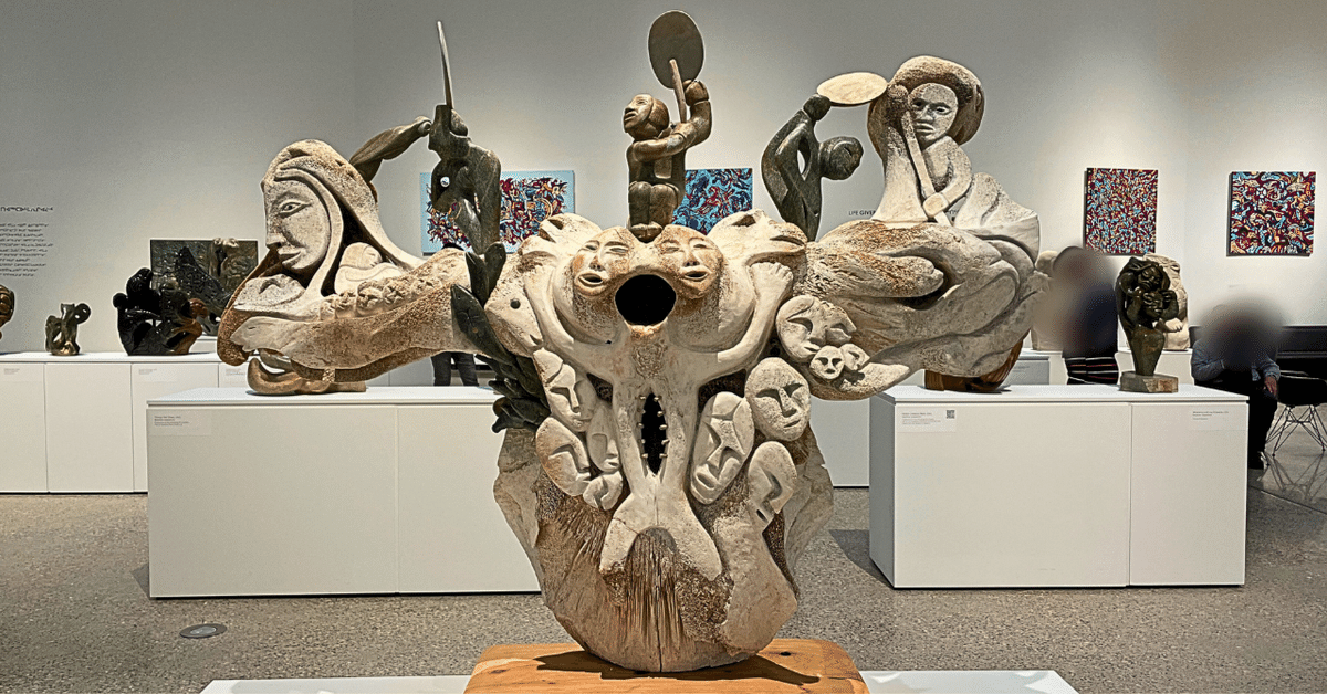 カナダ・ウィニペグ美術館 イヌイット・アートに宿る生命【写真