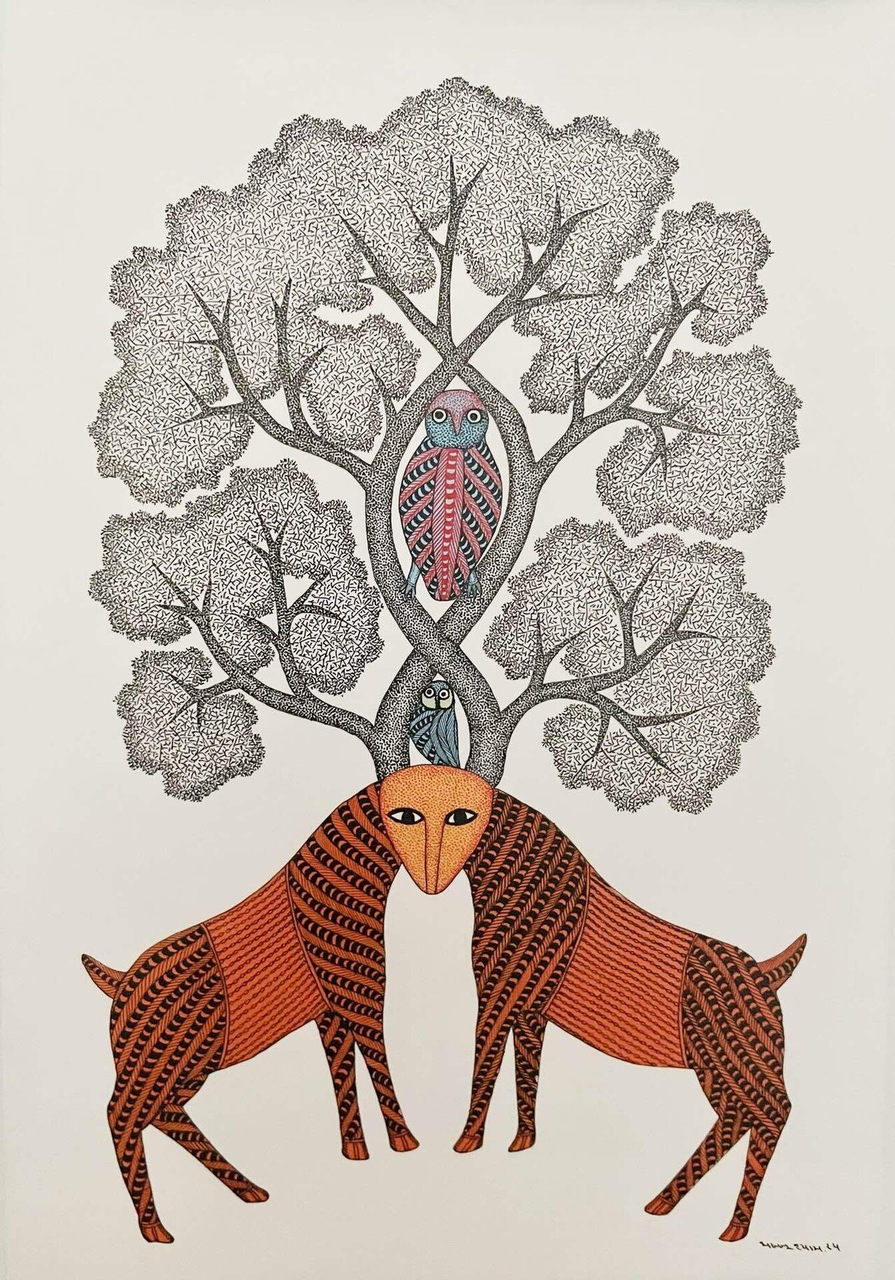 京都・東寺でインドの「祈り」の絵に出会う｜バッジュ・シャーム